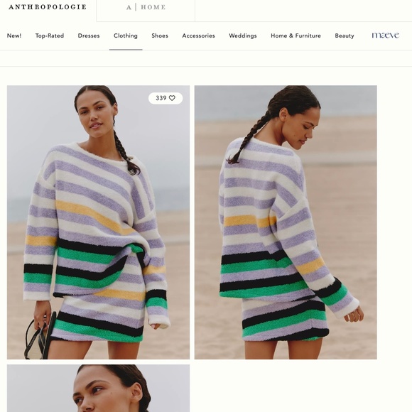 Anthropologie Dresses & Skirts - Anthropologie skirt and sweater top set